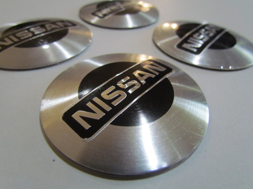 4pz Centros De Rin Emblema Nissan 56mm Foto 6