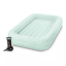 Colchon Inflable Cama Viaje Para Niños + Funda + Bomba 