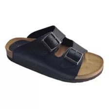 Zueco Sandalia Mujer Birk Cuero Cómodas Chinelas 894 