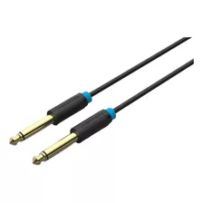 Cable Jack Plug 6.3 Mm Macho Guitarra Amplificador 1 Metro