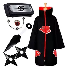 Manto Akatsuki Naruto Kit Infantil Top Itachi