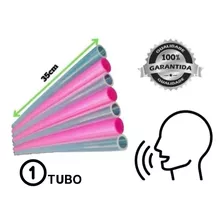 Tubo Ressonância Lax Vox Exercícios Vocal Silicone 35cm C/nf