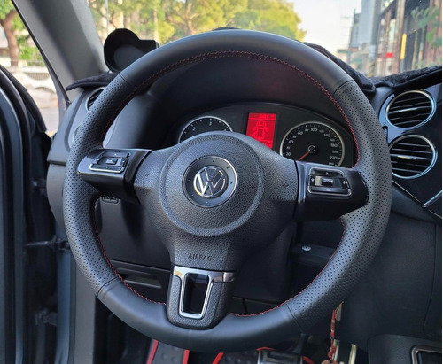 Cubre Funda Forro Volante Vw Golf Jetta Bora Tiguan Vacuno Foto 2