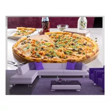 Adesivo De Parede Rodízio Pizza Gourmet 3d 12m² Al183