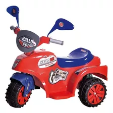 Moto A Bateria 6 Volt 3 Ruedas Hallo Boy Vehiculo Infantil Color Rojo
