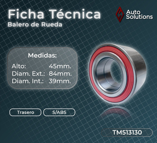 Balero Doble De Rueda (t) Mercedes Benz Clk350 2006 A 2009 Foto 2