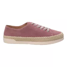 Zapatilla Cuero Rockford Mujer Lotus Rosa