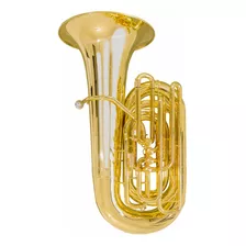 Tuba 5/4 Hs Musical Hstb1 Sib Laqueada Com Bocal E Bag