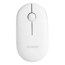 Mouse Sem Fio 1600dpi Bluetooth A Pilha Branco College Pcyes