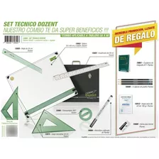 Tablero Dibujo 50 X 60 Dozent + 6 Utiles + 7 Regalos 12666