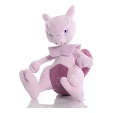Mewtwo Pokémon De Pelúcia 22 Cm Sentado Pronta Entrega