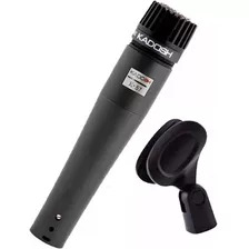 Microfone Dinâmico Para Instrumento E Voz Kadosh K-57 Cor Preto