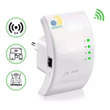 Replicador Wifi Sinal Wireless Amplificador Extensor Potente Cor Branco Voltagem Bivolt