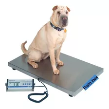 Balança Digital 200kg Pet Vet 70x50 Inox Plataforma