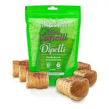 Petisco Natural P/ Cães Dipetti Mini Canolli Traquéia Bovina