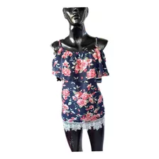 Blusa Campesina Floral Primavera