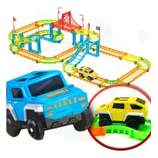 Pista Radical Trilha Magica Track Com Carrinho E Acessórios