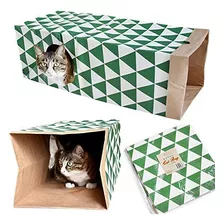 Juguetes Para Gatos Jzmyxa Túnel De Bolsa De Papel Para Gat