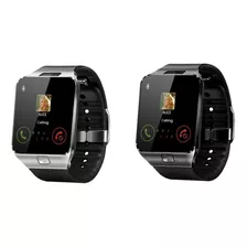 2 Smartwatches Dz09 Compatibles Con Tarjeta Sim Y Cámara 1