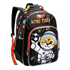 Mochila Escolar Infantil Masculino 1347 Tigre Astro Tiger