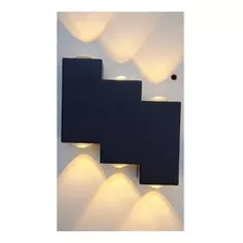 Aplique Lampara Led De Pared 6w Luz Cálida Grada 6 Leds 