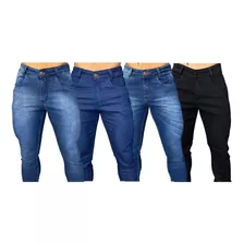 Kit 4 Calças Masculina Skinny Premium Jeans