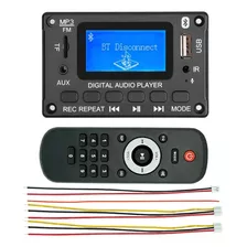 Placa Leitor Usb Bluetooth Módulo Decodificador De Audio
