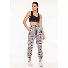 Pantalon Jogger Mujer Ngx Modelo Like Heaven, Melange 