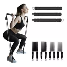 Kit De Barras De Pilates Walevfit Con Bandas De Resistencia