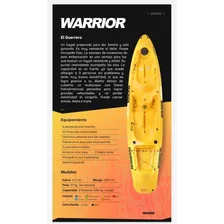 Kayak Warrior Doble Con 2 Remos Rocker