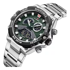 Reloj Naviforce 9207nf Green!!! Para Caballeros!!!