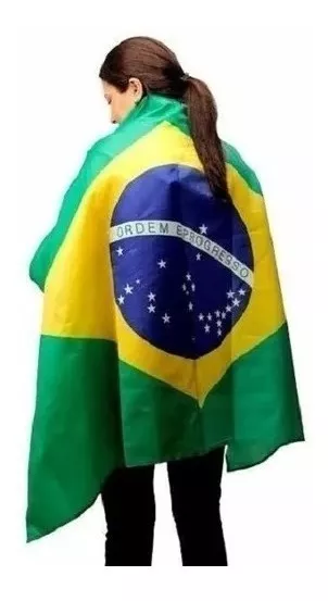 Bandeira Do Brasil - Flag 150x90cm P/ Manifestação E Esporte