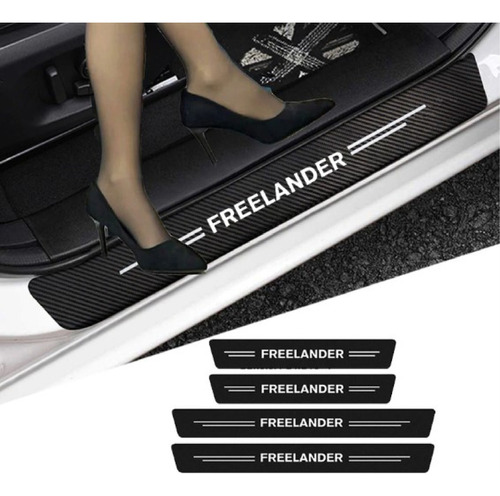 Foto de Land Rover Freelander Protectores Para Posapies Fibra Carbon