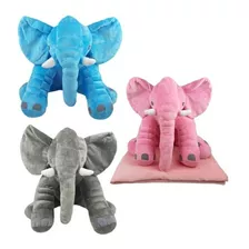 Elefante Con Cobija 60cm C/uno Peluches