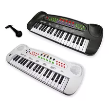 Teclado Infantil Eletrônico Microfone 50cm Musical Divertido