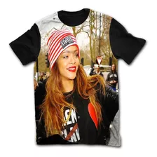 Camiseta Camisetas Camisa Rap Hip Hop Black Music Rihanna 5