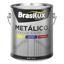 Brasilux Tinta Esmalte Sintético Metálico 3,6l Várias Cores