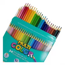 Lápis De Cor 24 Cores Multicolor Faber Castell Escolar