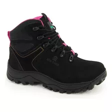 Bota Segurança Feminino Coturno Trabalho Bico Pvc Ortopédico