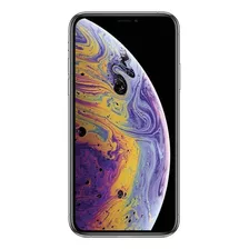  iPhone XS 64 Gb Plata Reacondicionado Certificado Grado A - Incluye Cable.