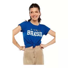 Tshirt Camiseta Do Brasil Feminina 