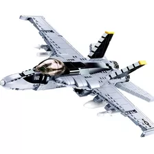 F-18 Hornet Top Gun 2 De Boques De Construcción 682 Piezas