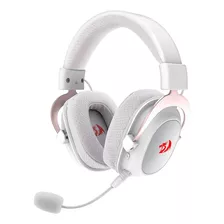 Headset Gamer Redragon Zeus Pro Sem Fio 2.4ghz 7.1 Rgb White