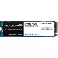 Disco Solido Ssd M.2 Nvme Team Group Mp33 512 Gb