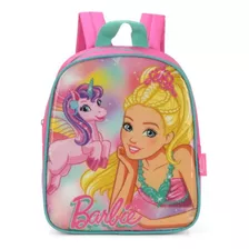 Mochila Pequena P Cheche Passeio Barbie Unicórnio Luxcel