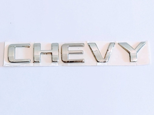 Emblema Chevy Chevrolet Letra Foto 2