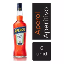 Aperol Aperitivo 750ml Caja X 6 Unidades Mp Drinks