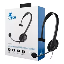 Auricular Xtech Xth-235 Diadema Monoaural Con Microfono Usb