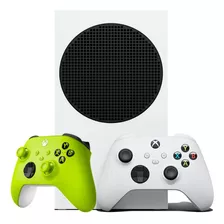 Console Microsoft Xbox Series S 512gb Com Controle Adicional Cor Electric Volt