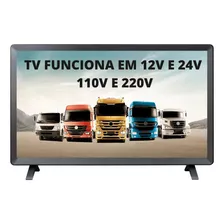 Televisão Smart 24pol C/ Inversor 12 E 24 Volts Led Hd Wifi